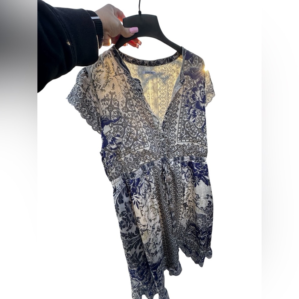 Johnny Was Filo Lucy Silk Dress Xl